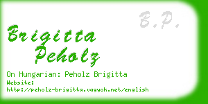 brigitta peholz business card